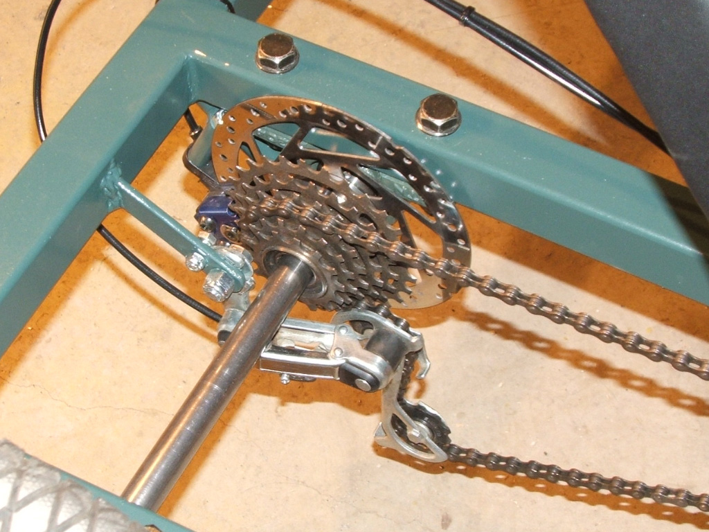 Sociable Tandem Trike - delta trike axles